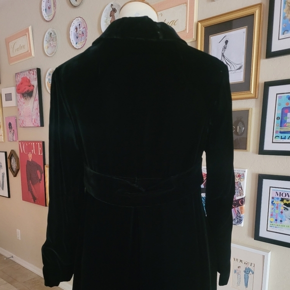 1950's Black Velvet Opera Coat‎ Union Label - Picture 7 of 8